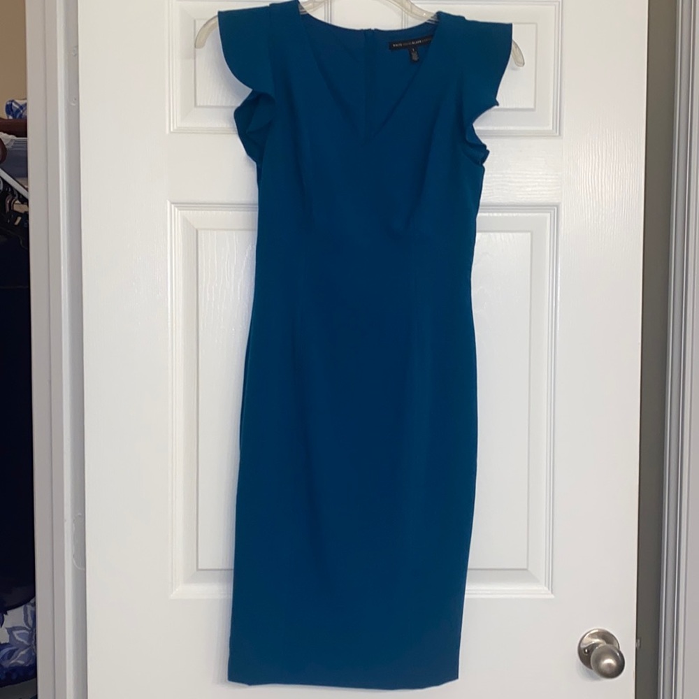 WHBM EUC teal dress